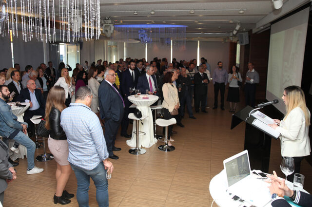 Marketing Executive, Ms Eleftheria Voskaridou presented the project to the guests.jpg