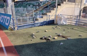 «Βομβαρδισμένο» τοπίο το Τσίρειο μετά τα επεισόδια(Φώτο-Βίντεο)