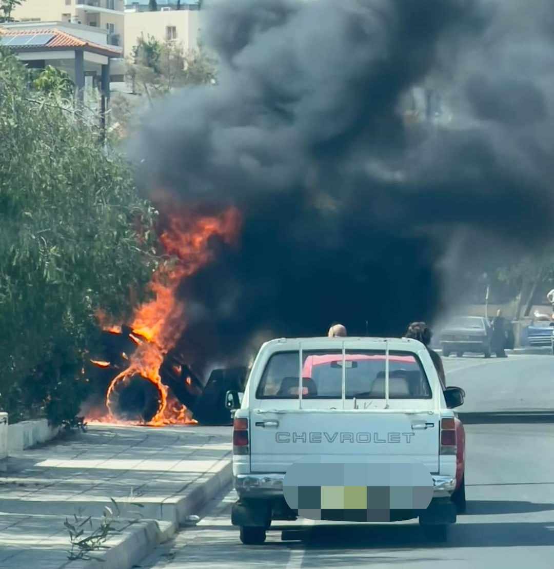 Λεμεσός: Φωτιά σε εκσαφέα στην περιοχή Φασούλας