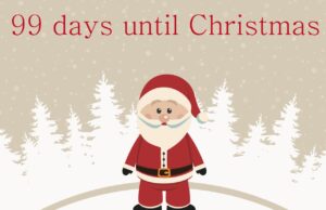 Μετράμε αντίστροφα! Σε 99 ημέρες Χριστούγεννα!