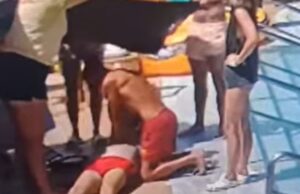 Συγκλονιστικό ΒΙΝΤΕΟ: Συμπολίτης μας έπαθε ανακοπή μέσα σε υδροτσουλήθρα – Η στιγμή που τον επαναφέρει ναυαγοσώστης