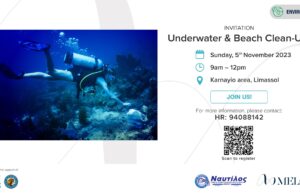 Ο Όμιλος Υποβρύχιων Δραστηριοτήτων Λεμεσού «Ναυτίλος» και η εταιρεία Melco διοργανώνουν εκστρατεία καθαρισμού παραλίας και βυθού