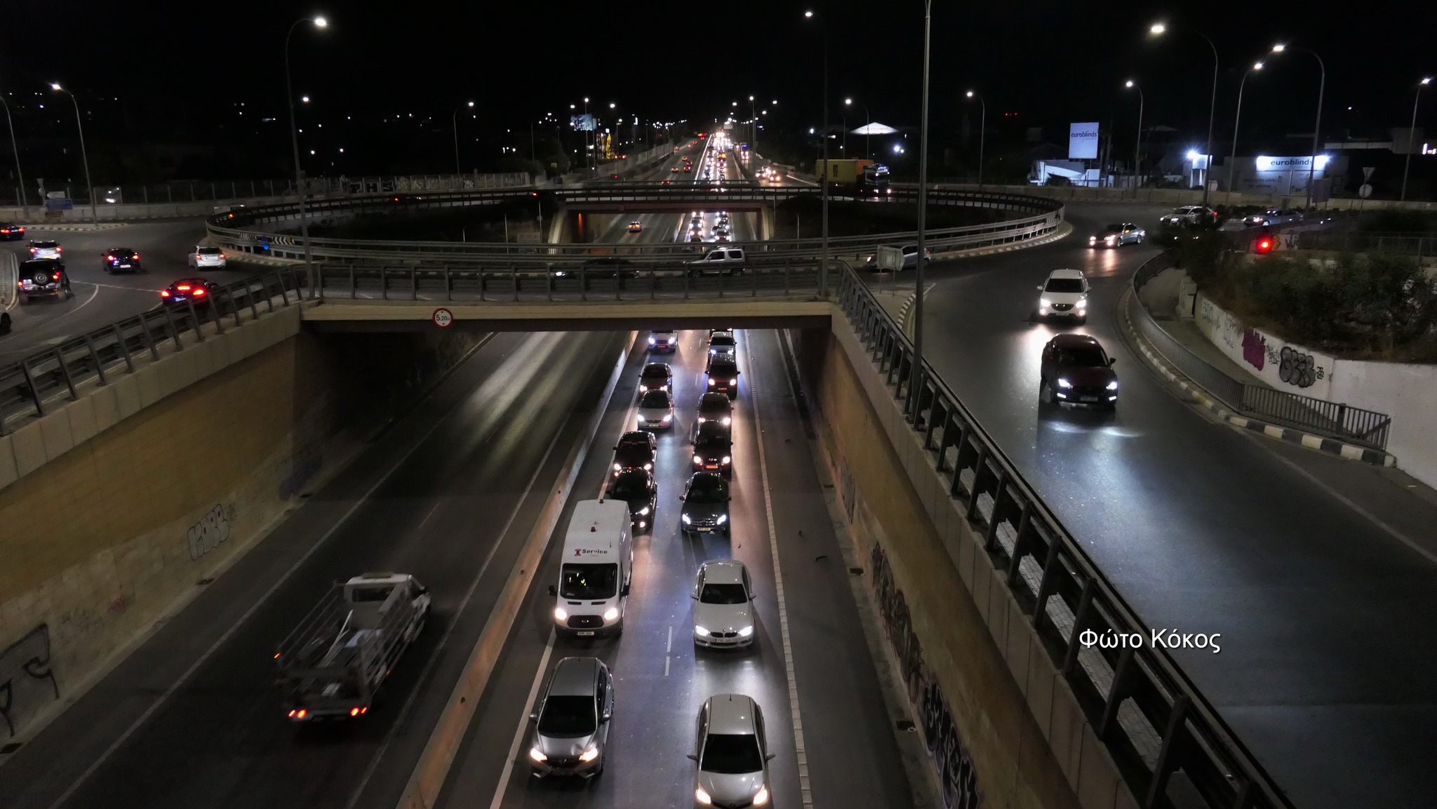 Οδηγοί Προσοχή! Από απόψε ξεκινούν έργα στον Παρακαμπτήριο Λεμεσού