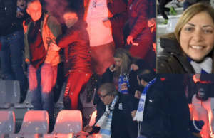 Σοκάρει η Ηρακλείδια που δέχθηκε φωτοβολίδα στην κερκίδα του Απόλλωνα (Βίντεο)