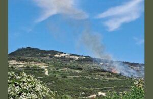 ΤΩΡΑ: Πυρκαγιά στο βουνό Αφάμης στην επαρχία Λεμεσού