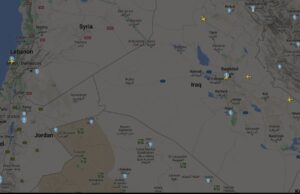 Κανένα αεροπλάνο δεν πετάει στη Μέση Ανατολή υπό τον φόβο της επίθεσης – Δείτε φωτογραφία από χάρτη εναέριας κυκλοφορίας