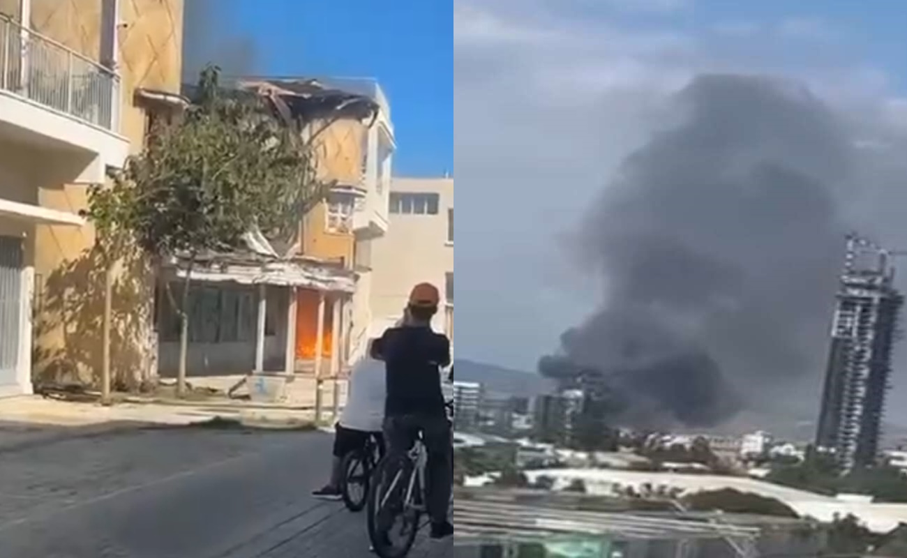 Κατέρρευσε η οροφή του Σινεμά Απόλλων! Φωτιά και σε διπλανό σπίτι