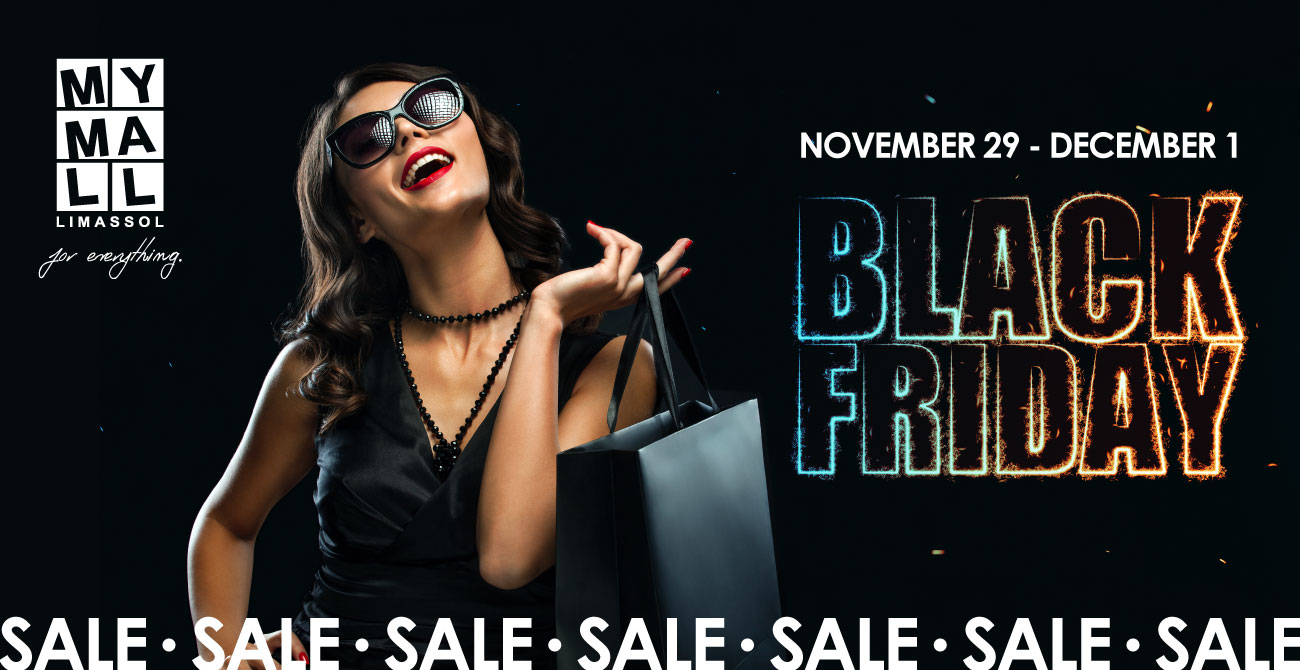 Black Friday στο My Mall Limassol: Οι πιο μεγάλες εκπτώσεις του χρόνου έρχονται!