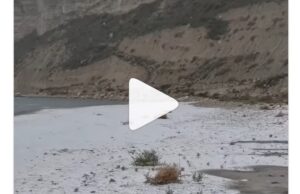 Κι όμως! «Έστρωσε» χιόνι στην παραλία Ζαπάλο στη Λεμεσό – Δείτε το εντυπωσιακό βίντεο! (vid)