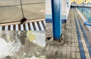 Εικόνες-σοκ από το κλειστό κολυμβητήριο Λεμεσού – Μούχλα και βρωμιά σε χώρο με μικρά παιδιά και αθλητές