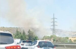 Αστυνομική Ανακοίνωση: Κλειστός ο αυτ/δρομος Λεμεσού-Πάφου και Πάφου-Λεμεσού λόγω πυρκαγιάς