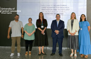 Επίσκεψη του Επικεφαλής Επιστήμονα για Έρευνα, Καινοτομία και Τεχνολογία της Κυπριακής Δημοκρατίας στο Πανεπιστήμιο UCLan Cyprus