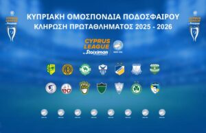 Στις 17 Ιουλίου η κλήρωση της Cyprus League by Stoiximan