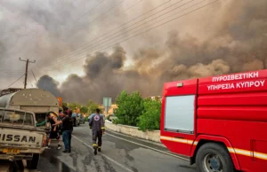 Δρόμοι που παραμένουν κλειστοί λόγω της πυρκαγιάς