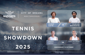 Ζήστε μια μοναδική βραδιά με τους αστέρες του τένις στο City of Dreams Mediterranean