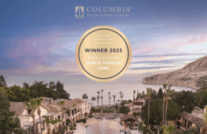Το Columbia Beach Resort τιμήθηκε με το βραβείο Excellence in Baby & Toddler Care Award 2025 από τον Luxury Childcare Association