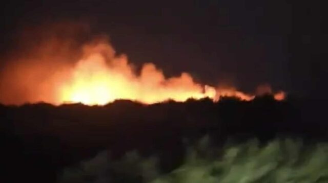 Πολύ μεγάλη πυρκαγιά σε εξέλιξη στην Πάφο – Φόβοι να επεκταθεί προς κατοικίες