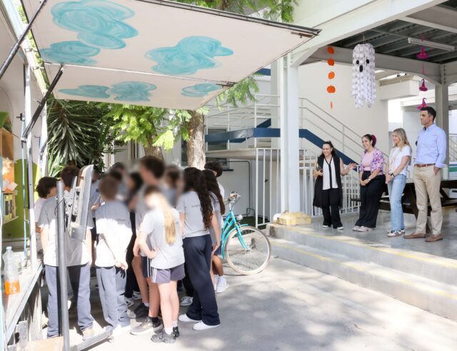 Το Καραβάνι της Τηγανοκίνησης καλλιεργεί την περιβαλλοντική συνείδηση των μαθητών του Αμερικανικού Σχολείου Λευκωσίας