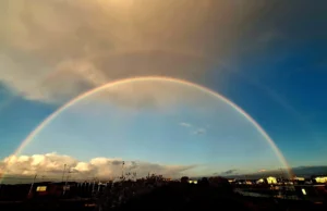 Φανταστικό θέαμα στον ουρανό της Λεμεσού – Διπλό ουράνιο τόξο το πρωί της Δευτέρας