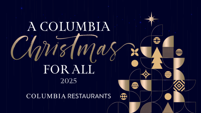 Η Columbia Restaurants χαρίζει στα φετινά Χριστούγεννα την πιο λαμπερή, διασκεδαστική και γευστική τους εκδοχή