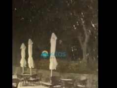 Ελαφριά χιονόπτωση στην περιοχή Τροόδους – Στα λευκά για πρώτη φορά τον φετινό χειμώνα