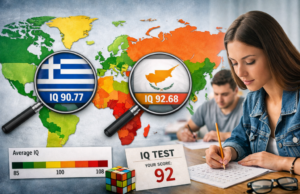Παγκόσμιος χάρτης IQ: Σε ποια θέση βρίσκονται Ελλάδα και Κύπρος – Ποιες χώρες έχουν τα υψηλότερα επίπεδα νοημοσύνης