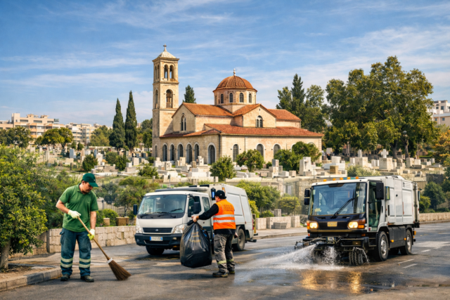 Εκστρατεία Καθαριότητας στην περιοχή Αγίου Νικολάου από τον Δήμο Λεμεσού