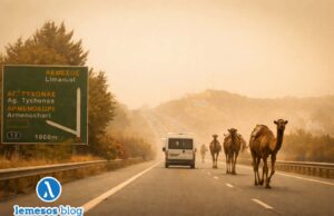 «Πνίγηκε» στη σκόνη η Κύπρος – Προειδοποιήσεις και… χιούμορ στα ΜΚΔ