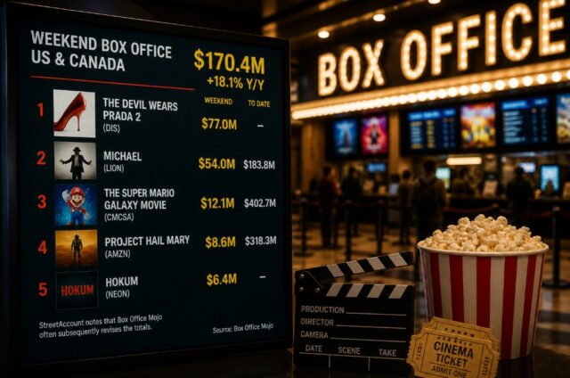 Box Office: Ισχυρή ανάκαμψη με 0,4 εκατ. το Σαββατοκύριακο σε ΗΠΑ και Καναδά
