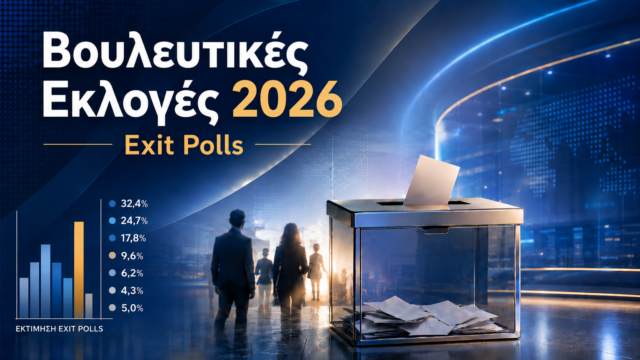 Βουλευτικές Εκλογές 2026: Τα πρώτα exit polls – Ποιοι κερδίζουν και ποιοι χάνουν Βουλευτικές Εκλογές 2026: Τα πρώτα exit polls – Ποιοι κερδίζουν και ποιοι χάνουν