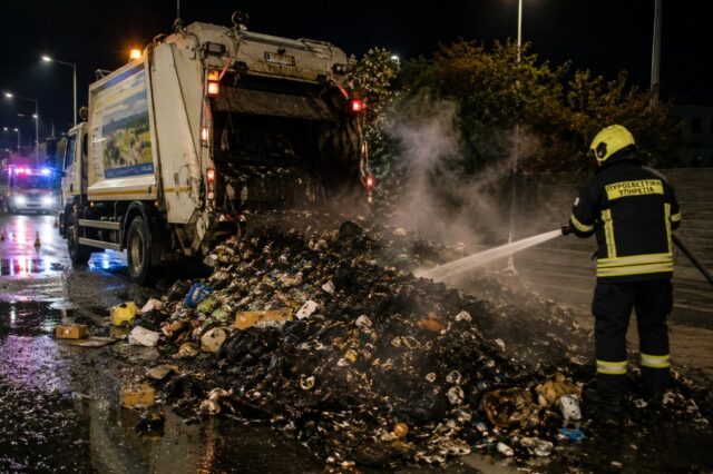 Στιγμές αγωνίας στη Λεμεσό όταν πήραν φωτιά σκύβαλα μέσα σε απορριμματοφόρο!