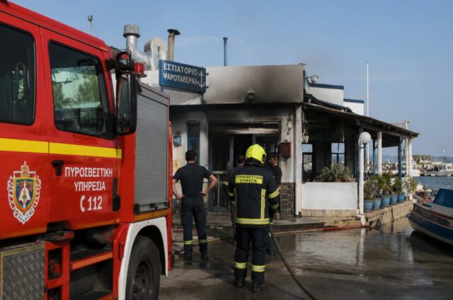 Φωτιά στο εστιατόριο του Αλιευτικού Καταφυγίου Λεμεσού – Υπάλληλος με εγκαύματα