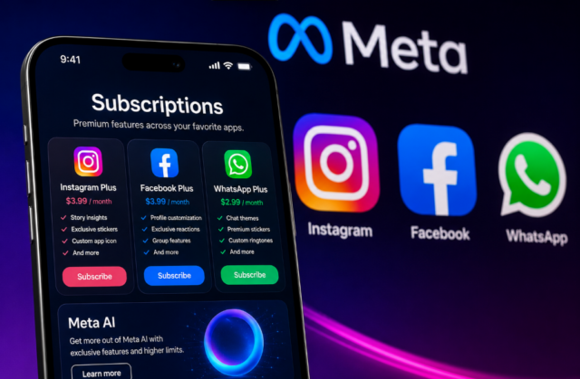 Meta αλλάζει μοντέλο: Συνδρομές σε Instagram, Facebook και WhatsApp με στόχο τα δισεκατομμύρια πέρα από τη διαφήμιση Meta αλλάζει μοντέλο: Συνδρομές σε Instagram, Facebook και WhatsApp με στόχο τα δισεκατομμύρια πέρα από τη διαφήμιση