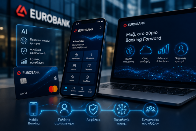 Eurobank: Επενδύσεις €1 δισ. για AI και digital banking έως το 2028
