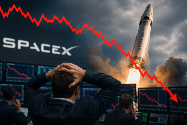 SpaceX: Η μετοχή κατέρρευσε 20% και το πάρτι τελείωσε απότομα SpaceX: Η μετοχή κατέρρευσε 20% και το πάρτι τελείωσε απότομα