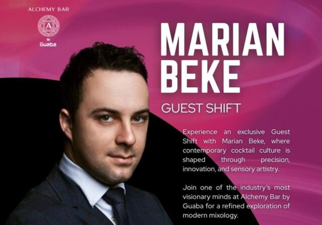 MARIAN BEKE – GUEST SHIFT at ALCHEMY BAR MARIAN BEKE – GUEST SHIFT at ALCHEMY BAR