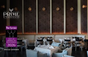 Το Prime Steakhouse πρώτο εστιατόριο ξενοδοχείου στην Κύπρο με Best of Award of Excellence από τα Wine Spectator