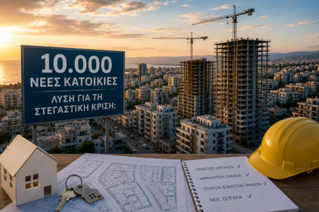 Μπορούν 10.000 νέες κατοικίες να λύσουν τη στεγαστική κρίση στην Κύπρο; Μπορούν 10.000 νέες κατοικίες να λύσουν τη στεγαστική κρίση στην Κύπρο;