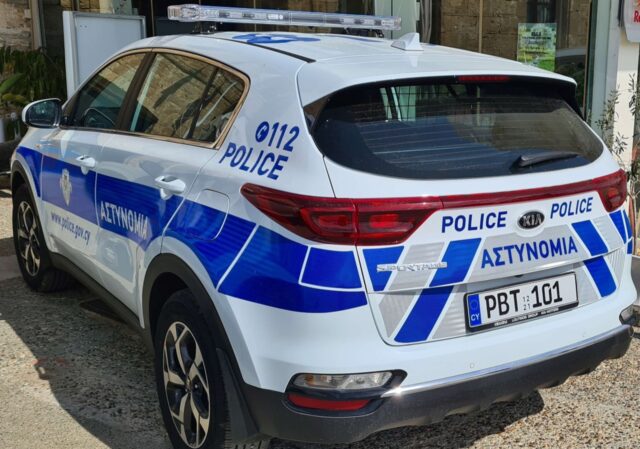 Περιπολικό της Αστυνομίας Κύπρου στη Λεμεσό