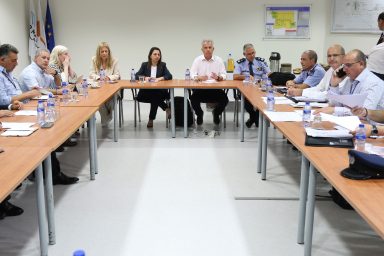 Υπουργός Μεταφορών, Υπουργός Δικαιοσύνης – Επίσκεψη στο Αεροδρόμιο Λάρνακας