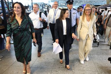Υπουργός Μεταφορών, Υπουργός Δικαιοσύνης – Επίσκεψη στο Αεροδρόμιο Λάρνακας