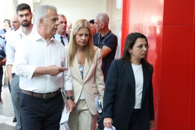 Υπουργός Μεταφορών, Υπουργός Δικαιοσύνης – Επίσκεψη στο Αεροδρόμιο Λάρνακας