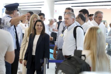 Υπουργός Μεταφορών, Υπουργός Δικαιοσύνης – Επίσκεψη στο Αεροδρόμιο Λάρνακας