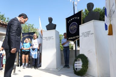 Πρόεδρος της Δημοκρατίας – Εθνικό Μνημόσυνο των ηρώων της ΕΟΚΑ Ιωνά Νικολάου και Κυριάκου Κολοκάση