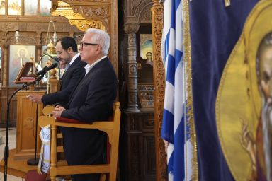 Πρόεδρος της Δημοκρατίας – Εθνικό Μνημόσυνο των ηρώων της ΕΟΚΑ Ιωνά Νικολάου και Κυριάκου Κολοκάση