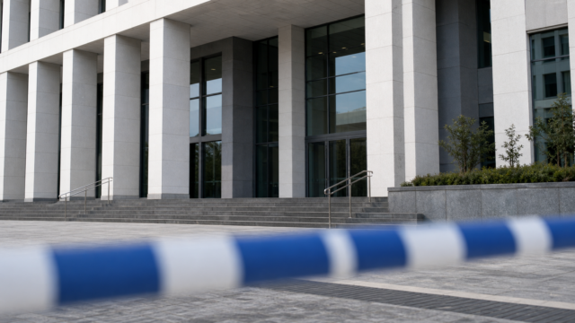 Ουδέτερη editorial εικονογράφηση για δικαστική και αστυνομική είδηση στη Λάρνακα: εξωτερική, μη Η εικόνα αποτελεί προϊόν Τεχνητής Νοημοσύνης.