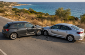 ΕΚΤΑΚΤΟ στο Λατσί: Τέσσερις τραυματίες μετά από σύγκρουση δύο οχημάτων Δύο οχήματα μετά από τροχαία σύγκρουση σε παραλιακό δρόμο σε συμβολική εικόνα
