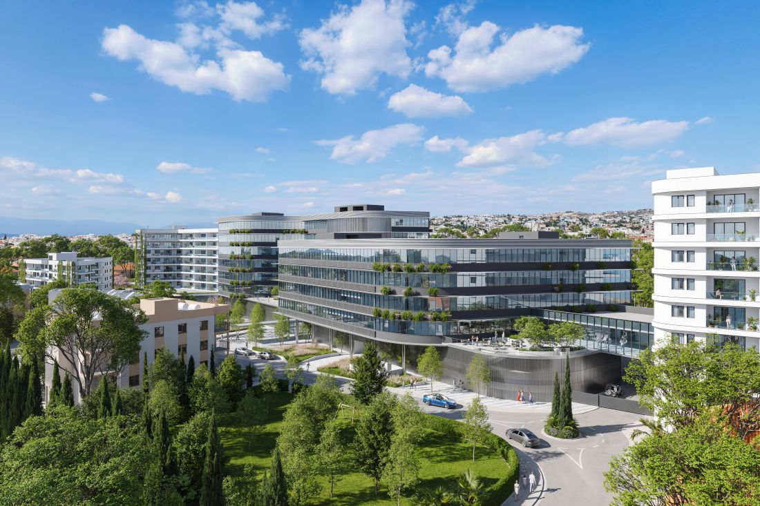 Πανοραμική απεικόνιση του Silicon Park της Imperio στη Λεμεσό