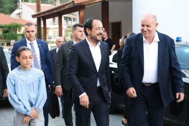 Πρόεδρος της Δημοκρατίας – Τελετή εγκαινίων του έργου «Αναβάθμιση Πολιτιστικού Κέντρου Δυμών»