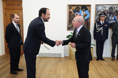 Πρόεδρος της Δημοκρατίας – Διαπιστευτήρια του νέου Πρέσβη των Ηνωμένων Πολιτειών Αμερικής